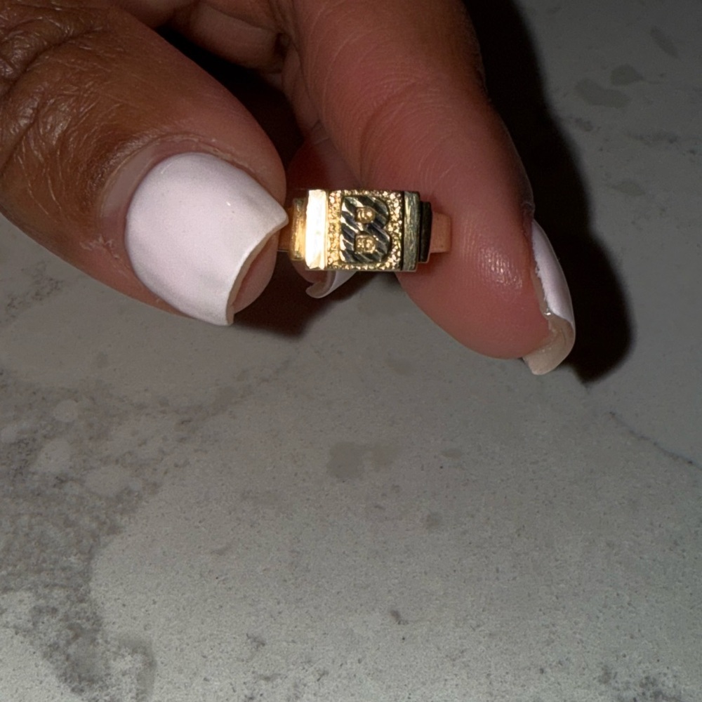 Gold and Black Ring